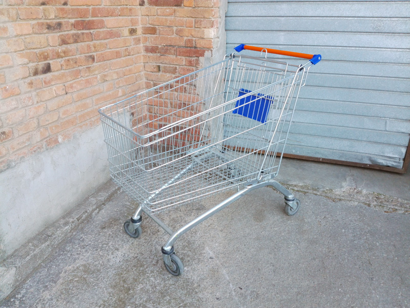 carro supermercado 4ruedas metal plastico 43u